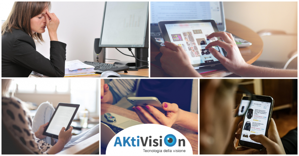 Abuso tecnologico, in aumento l’insorgenza dell’Occhio secco - AKtiVision Blog